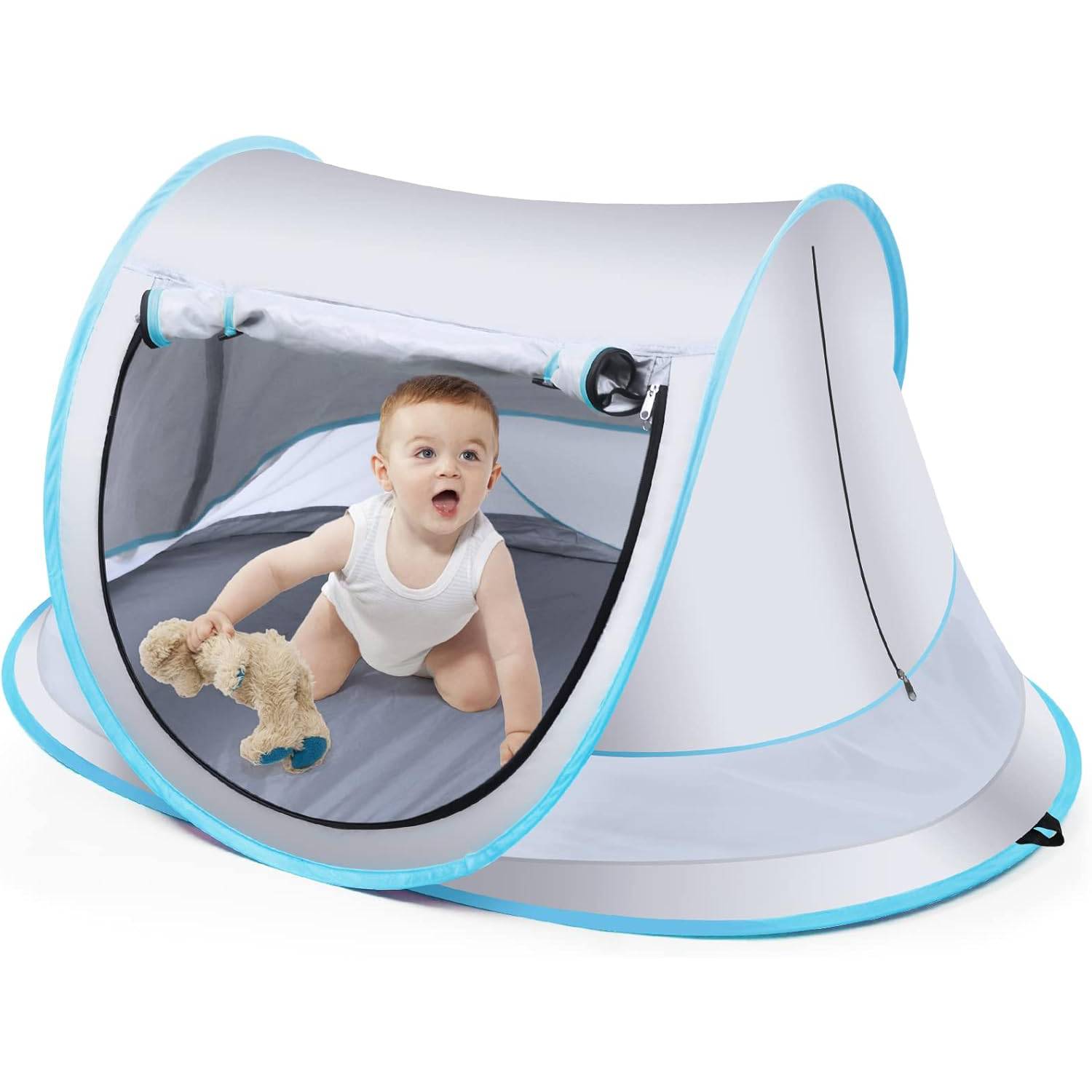 Sun Shade Baby Beach Tent w/ Mosquito Net 4