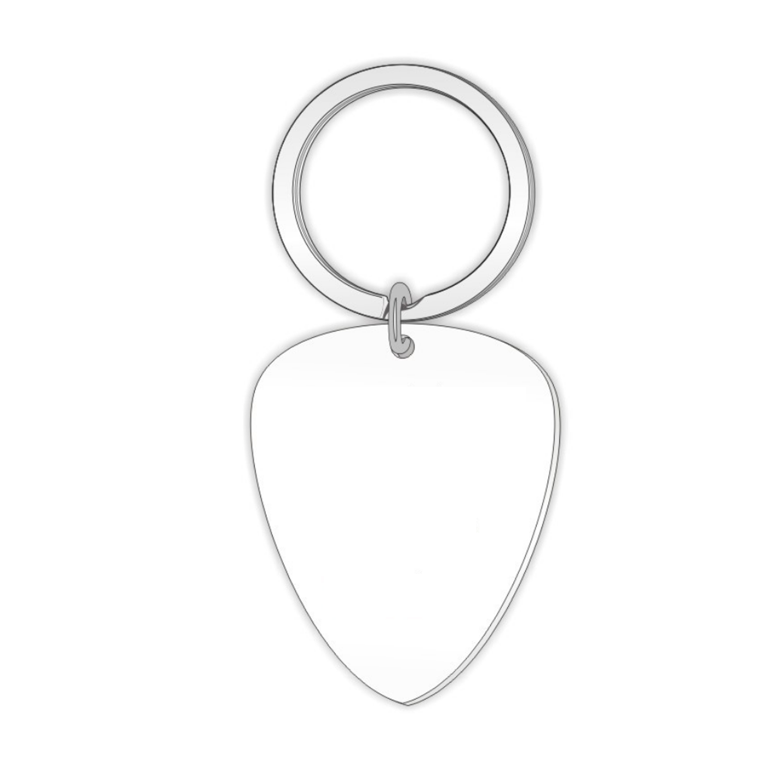 Stainless Steel Guitar Pick 2