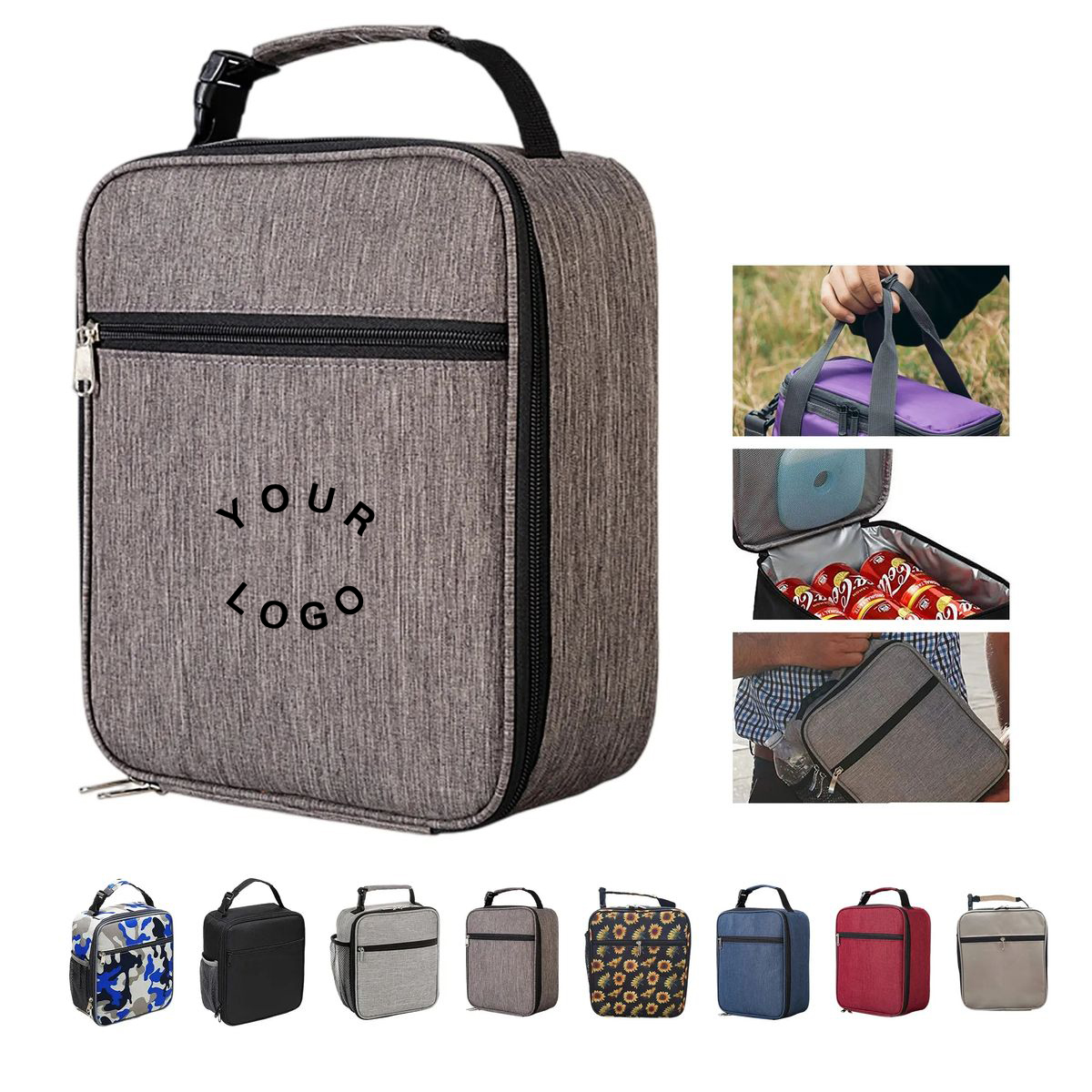 Insulated Picnic Tote with Front Pocket 9