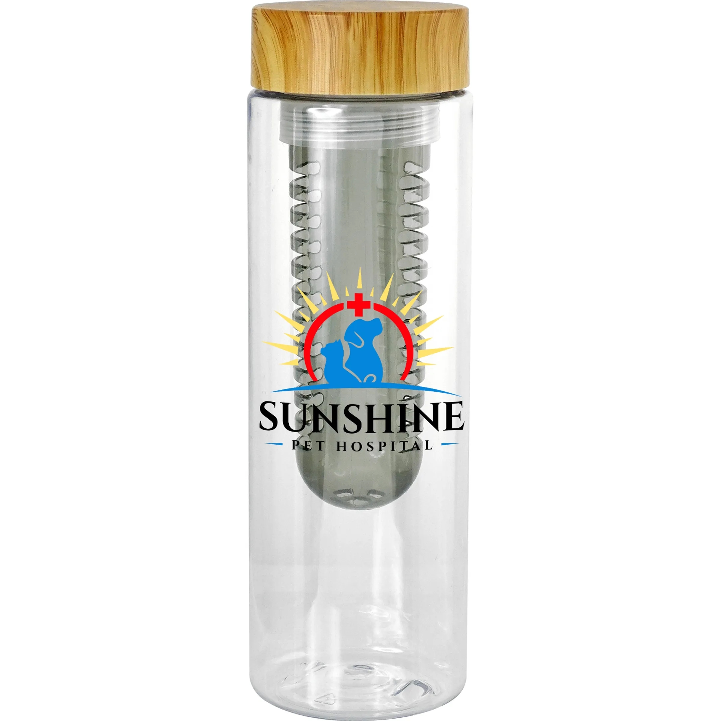 Bamboo Pattern 24 oz. Bottle With Fruit Infuser 16