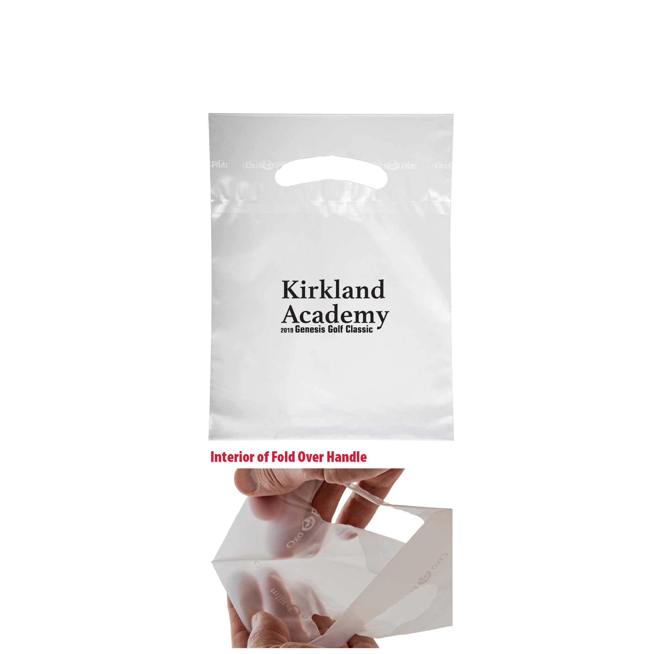 Oxo-Reusable Plastic Fold Over Die Cut Bag 11