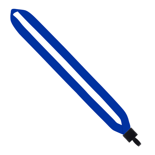 3/4" Polyester Lanyard with Non-Swivel Plastic Hook 102