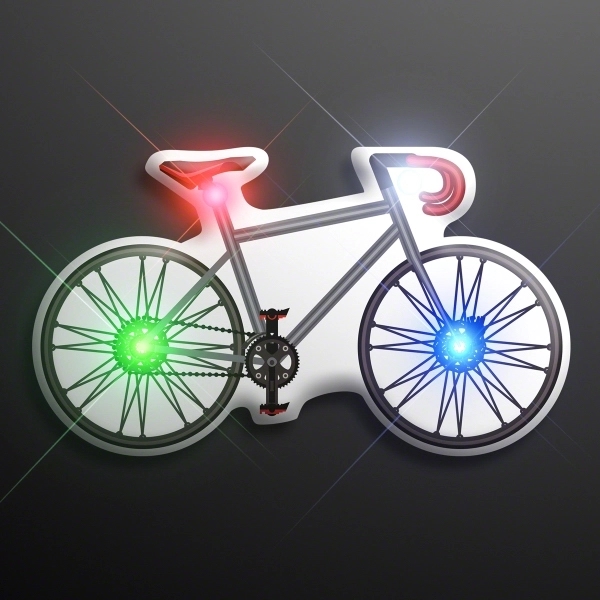 Light Up Flashing Bicycle Pins 3