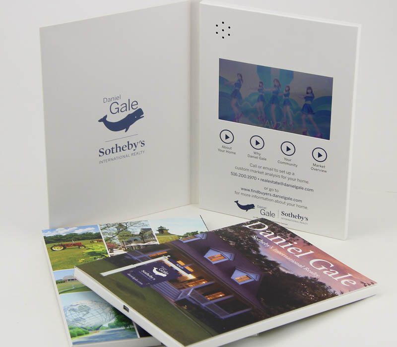 AP-PWK15 - 4.3 inch LCD A4 Size Bi-fold Video Brochure-2GB 5