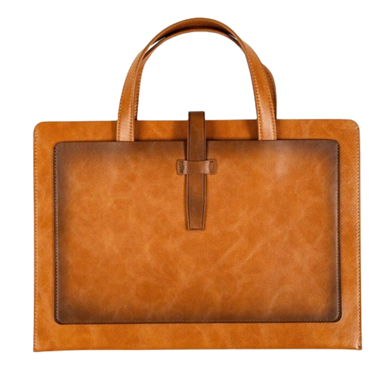 Portable PU Leather Buckle Briefcase 4