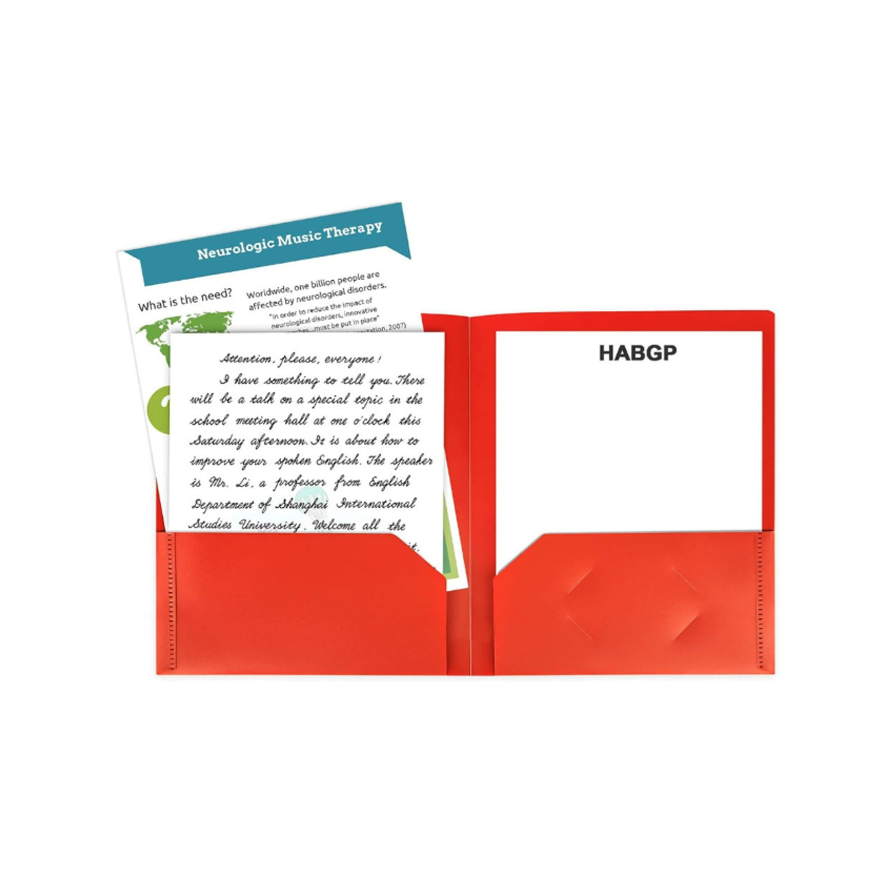 Plastic Folders with Pockets 5