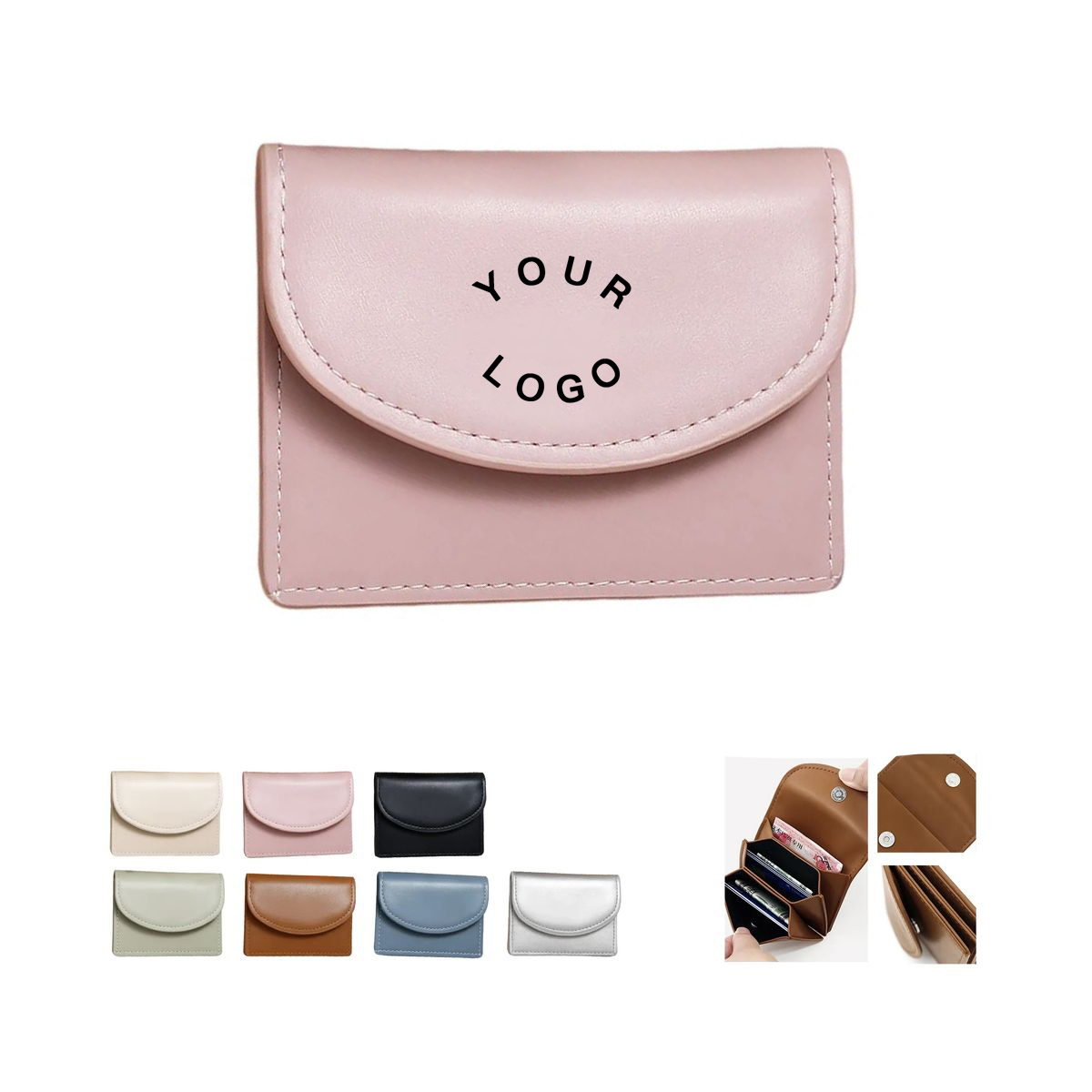 PU Coin Purse with Secure Closure and Portable Shape 7