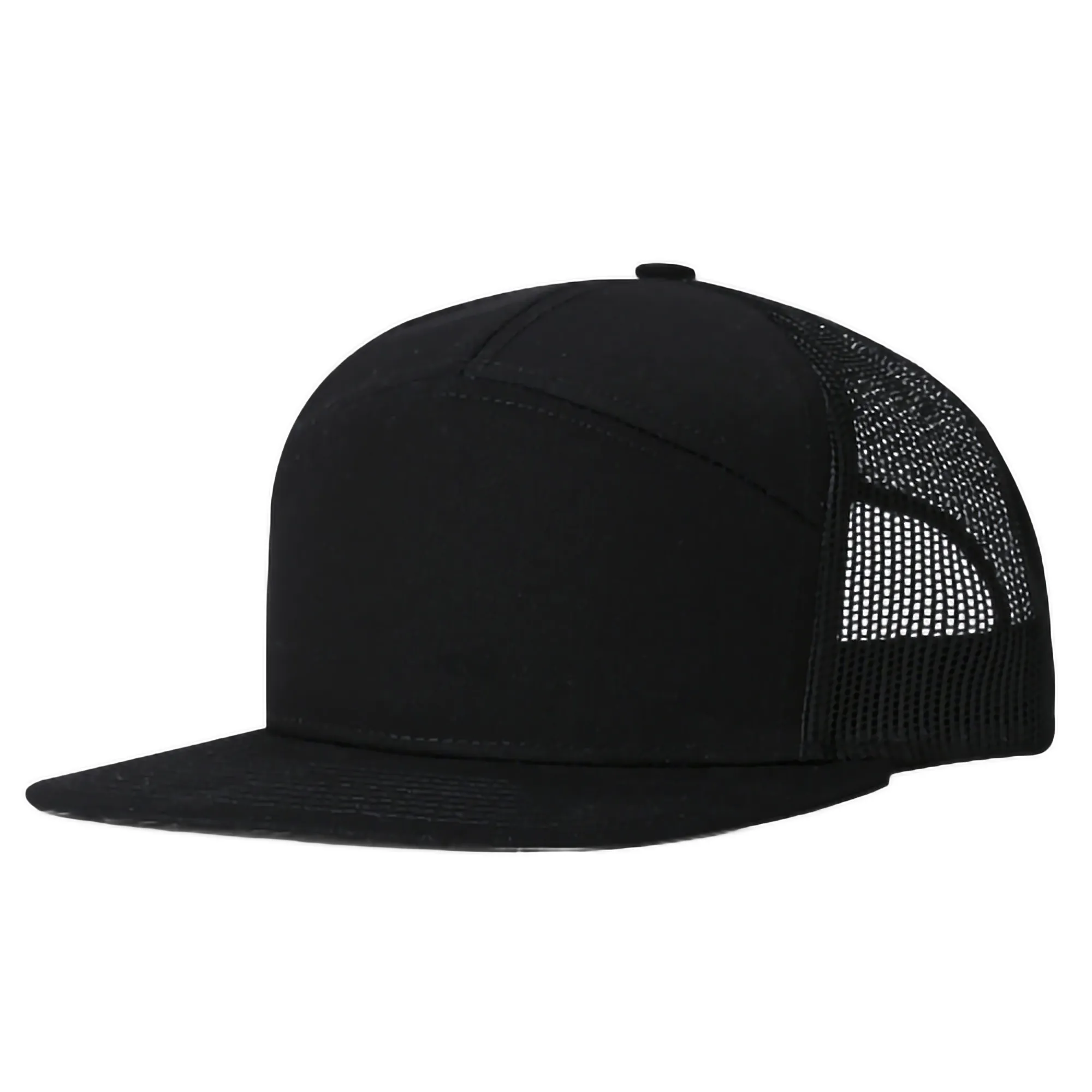 Adult Structured Flat Visor Snapback Cap 2