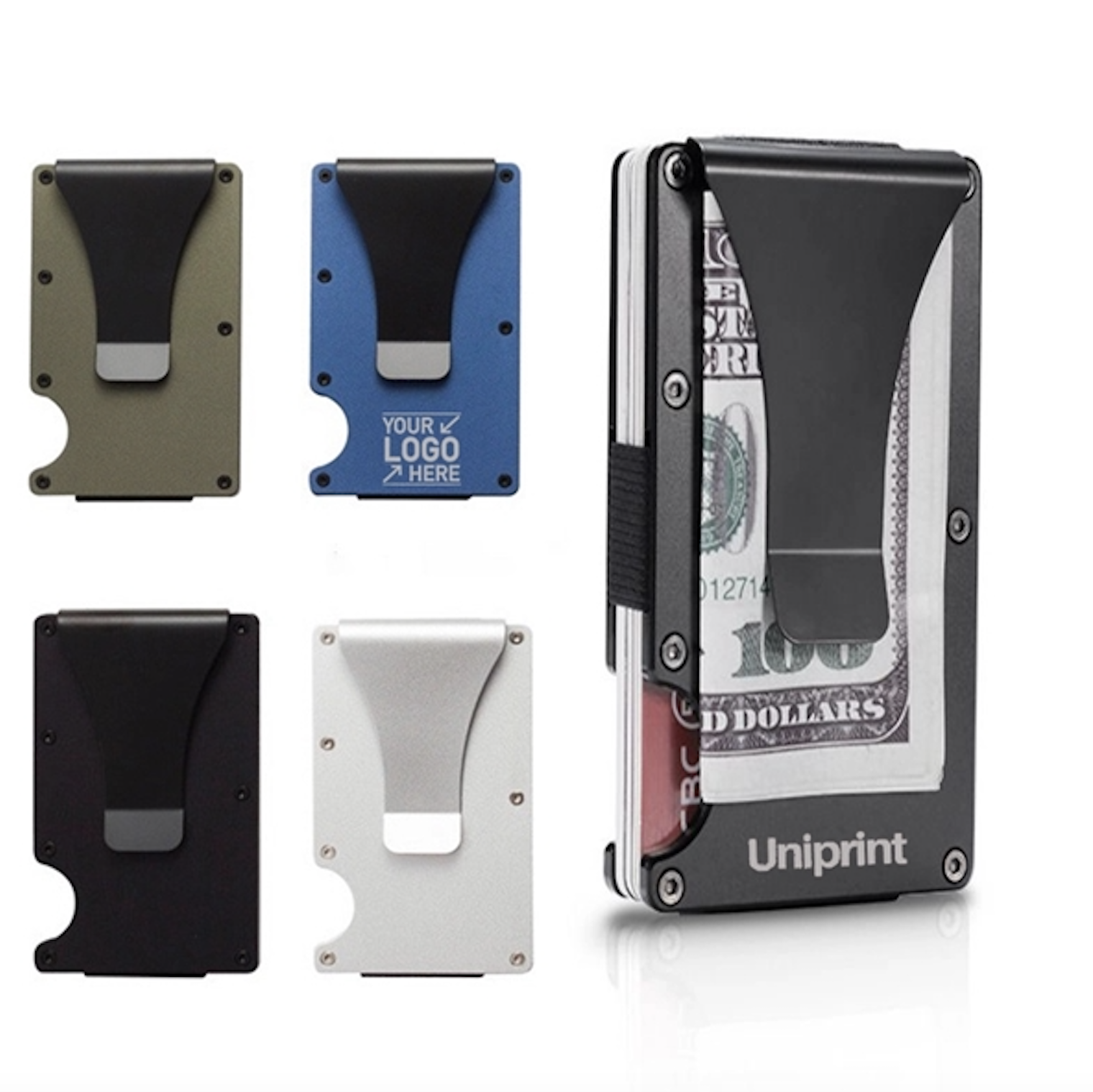 Minimalist Aluminum Metal Wallet 1