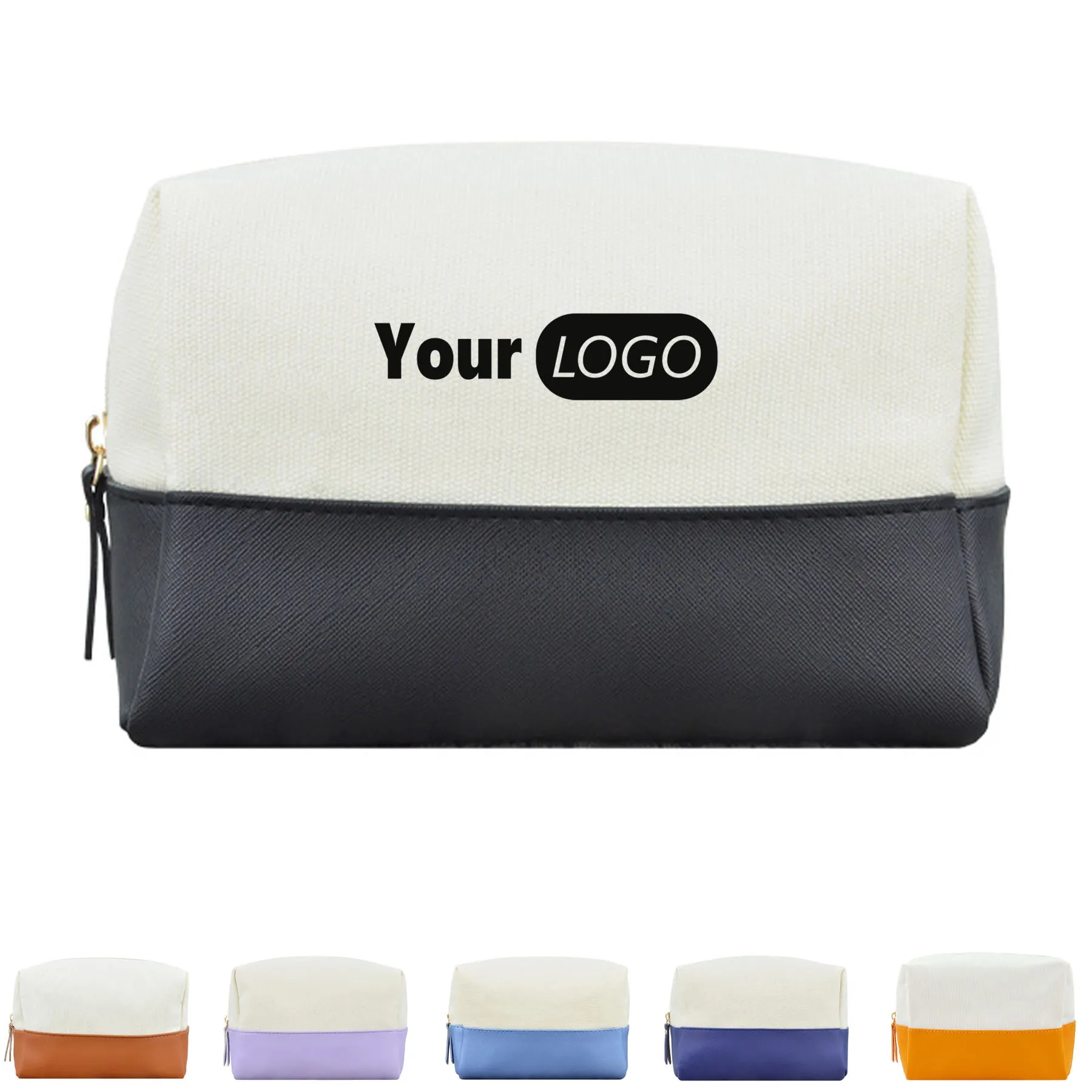 Canvas Patchwork Cosmetic Bag 3