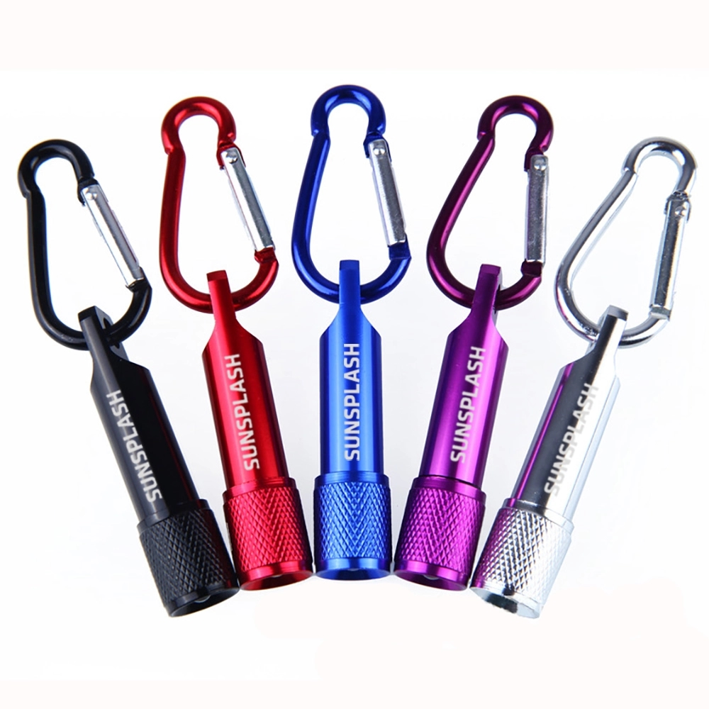 Mini Flashlight with Carabiner 2