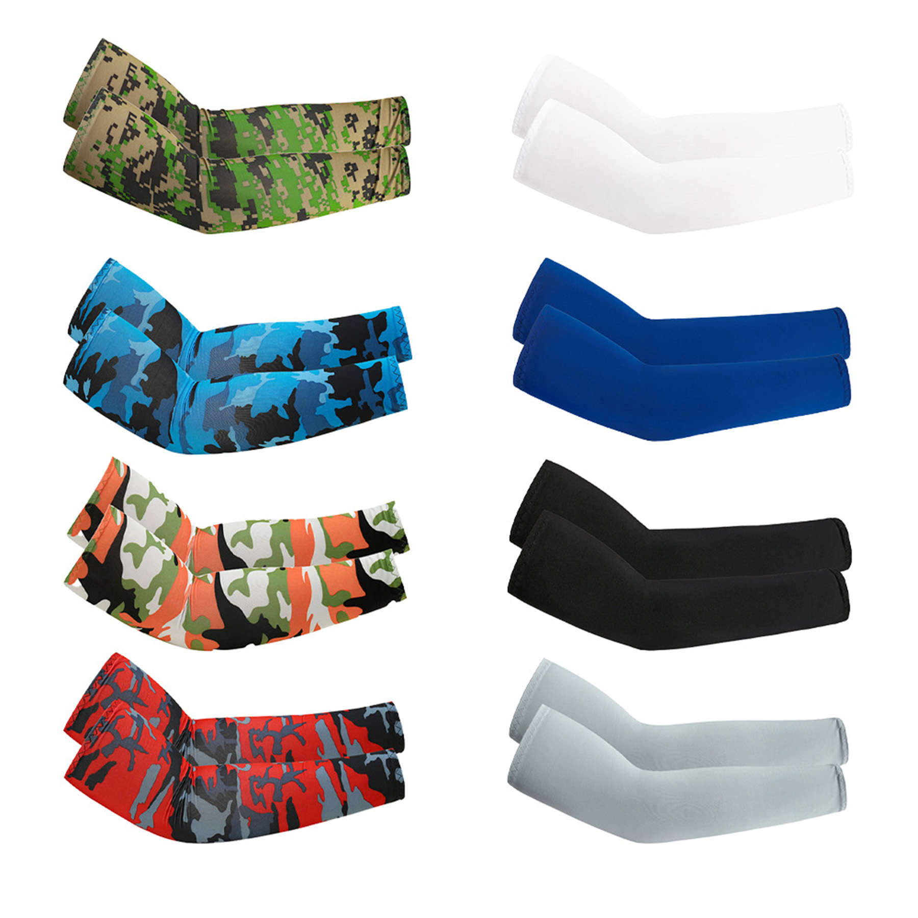 Dye-sublimated stretchy arm sleeves 4