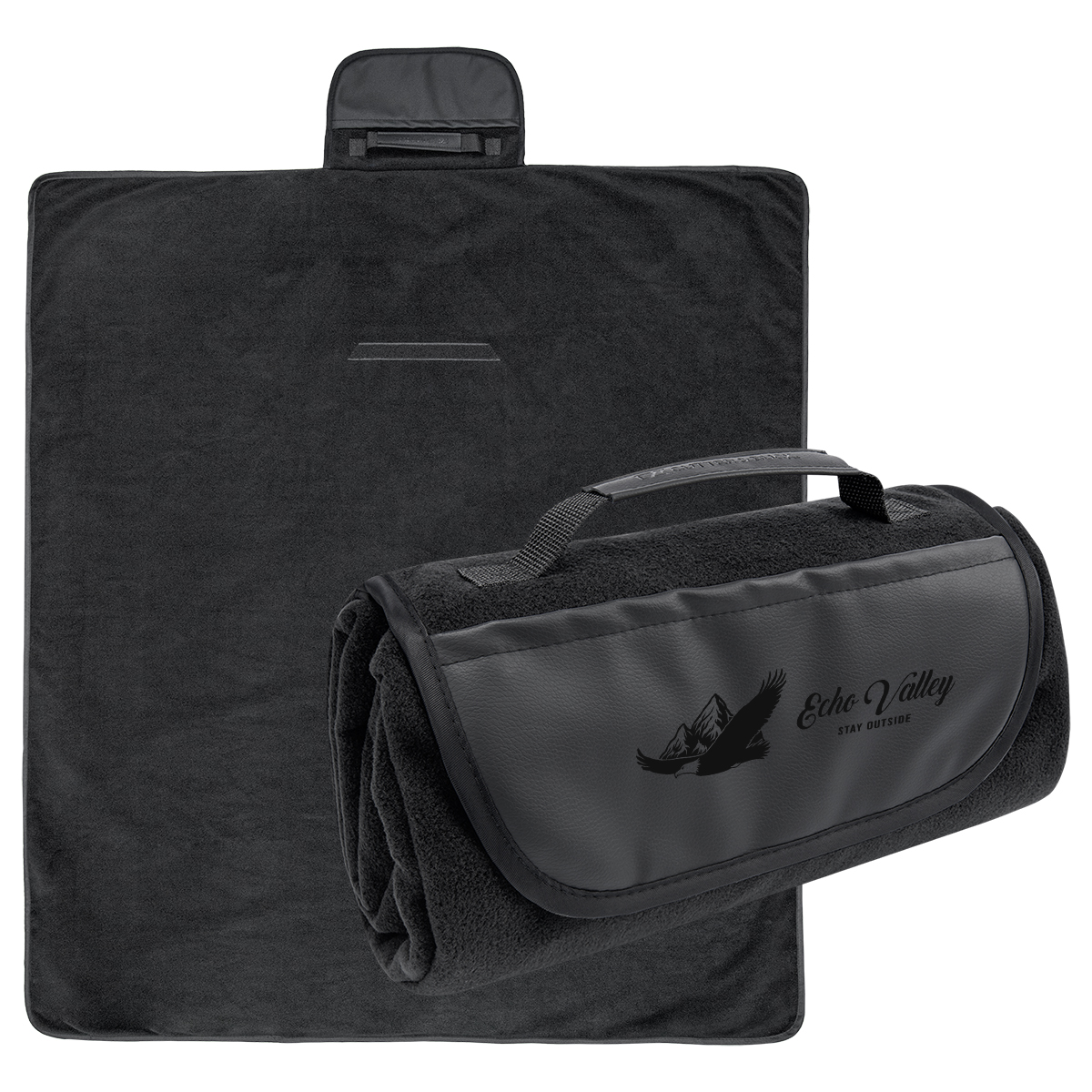 Cutter & Buck® rPET Roll-Up Picnic & Camping Blanket 2