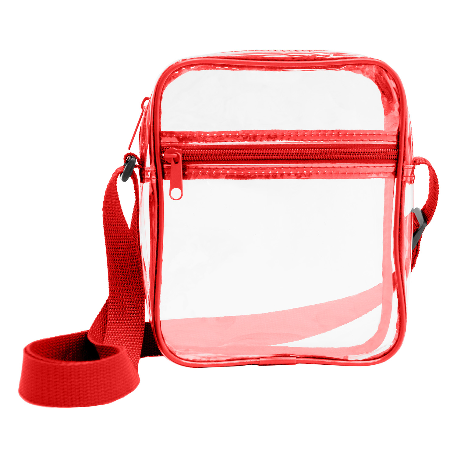 Clear PVC Crossbody Shoulder Bag