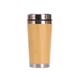 450ml Bamboo Stainless Steel Mug With Double Wall Insulation 6