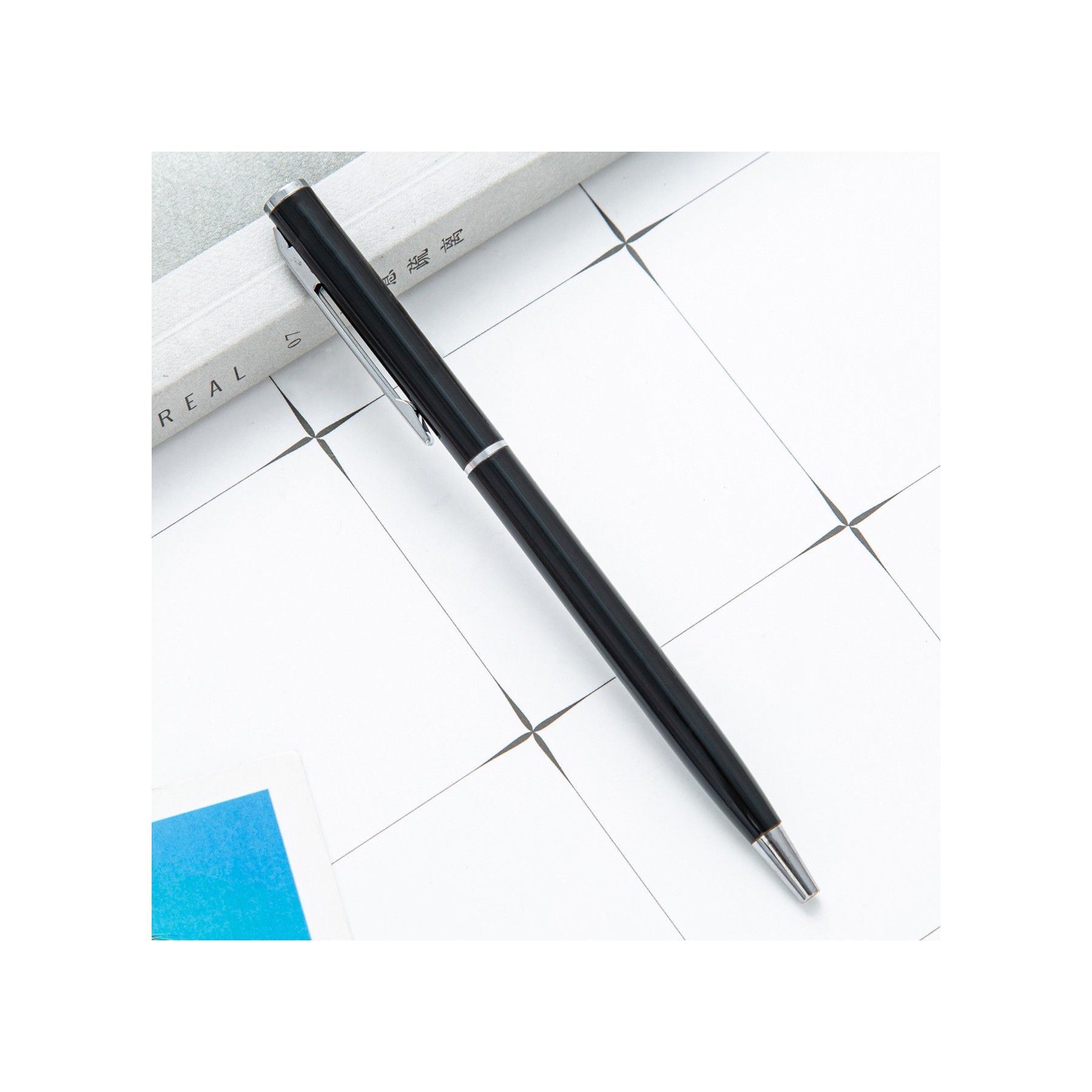 Metal Slim Twist Ballpoint Pen 3