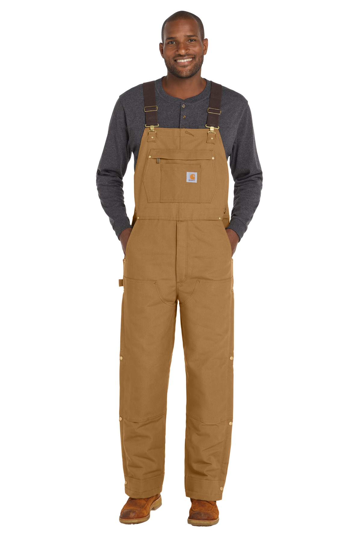 Carhartt Firm Duck Insulated Bib Overalls CT106672 7