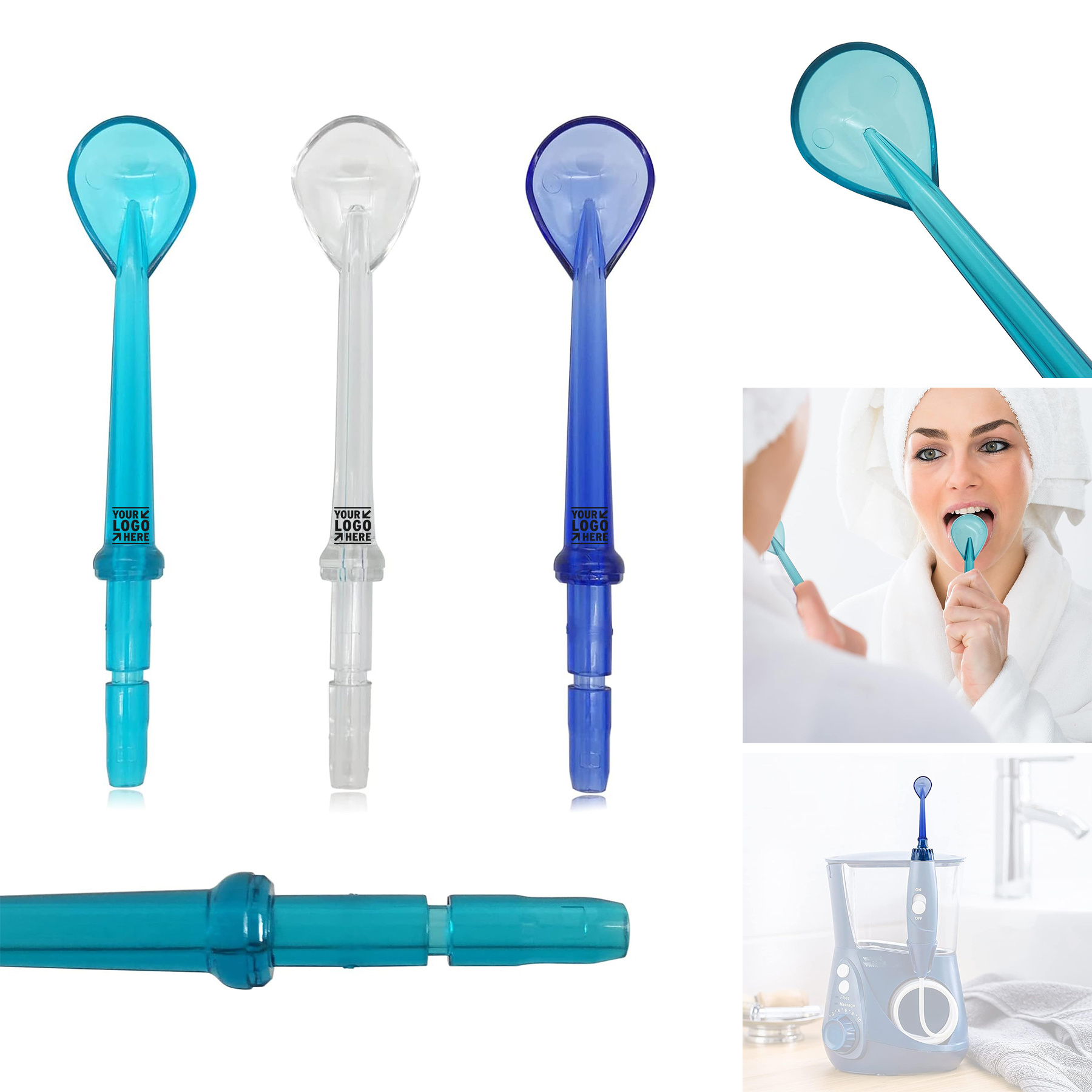 Waterpik Water Flosser Tongue Scraper Attachment Replacement 2