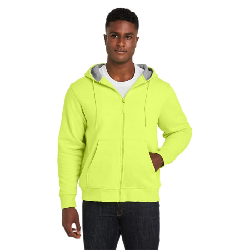 Harriton Men's ClimaBloc™ Lined Heavyweight Hooded Sweatshirt 4