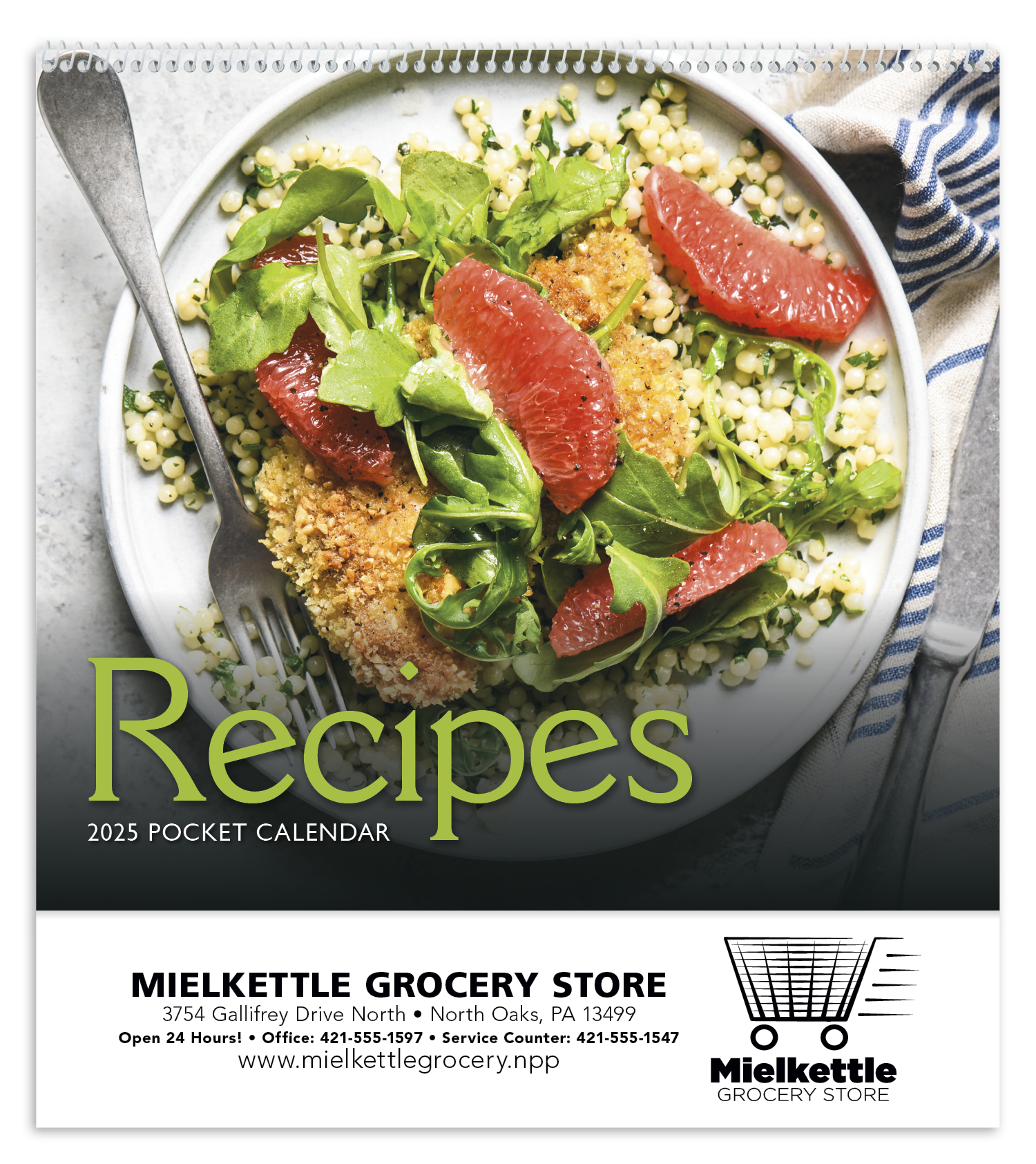 HotLine® Products Recipe Pocket Calendar 46
