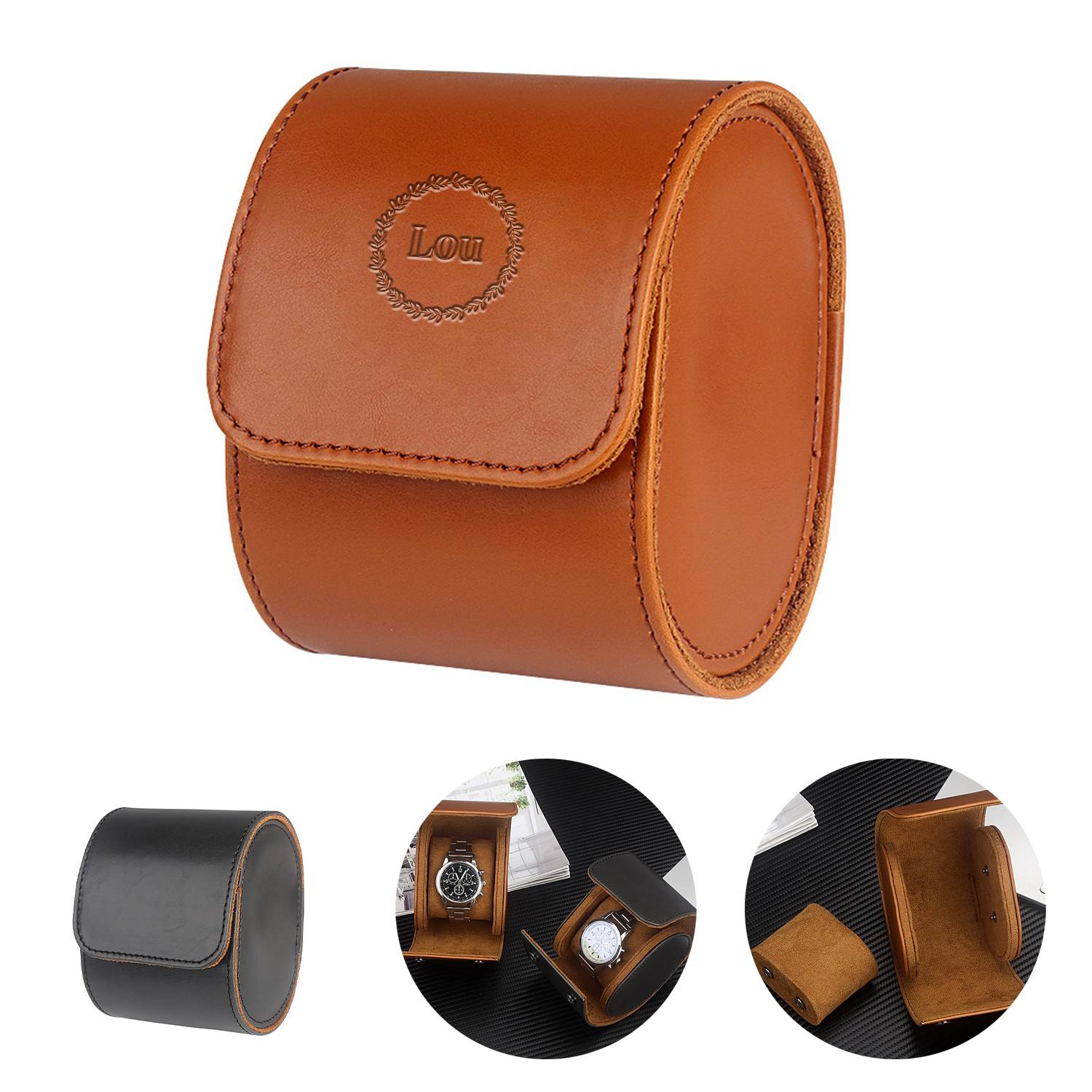 PU Leather Travel Watch Box 2