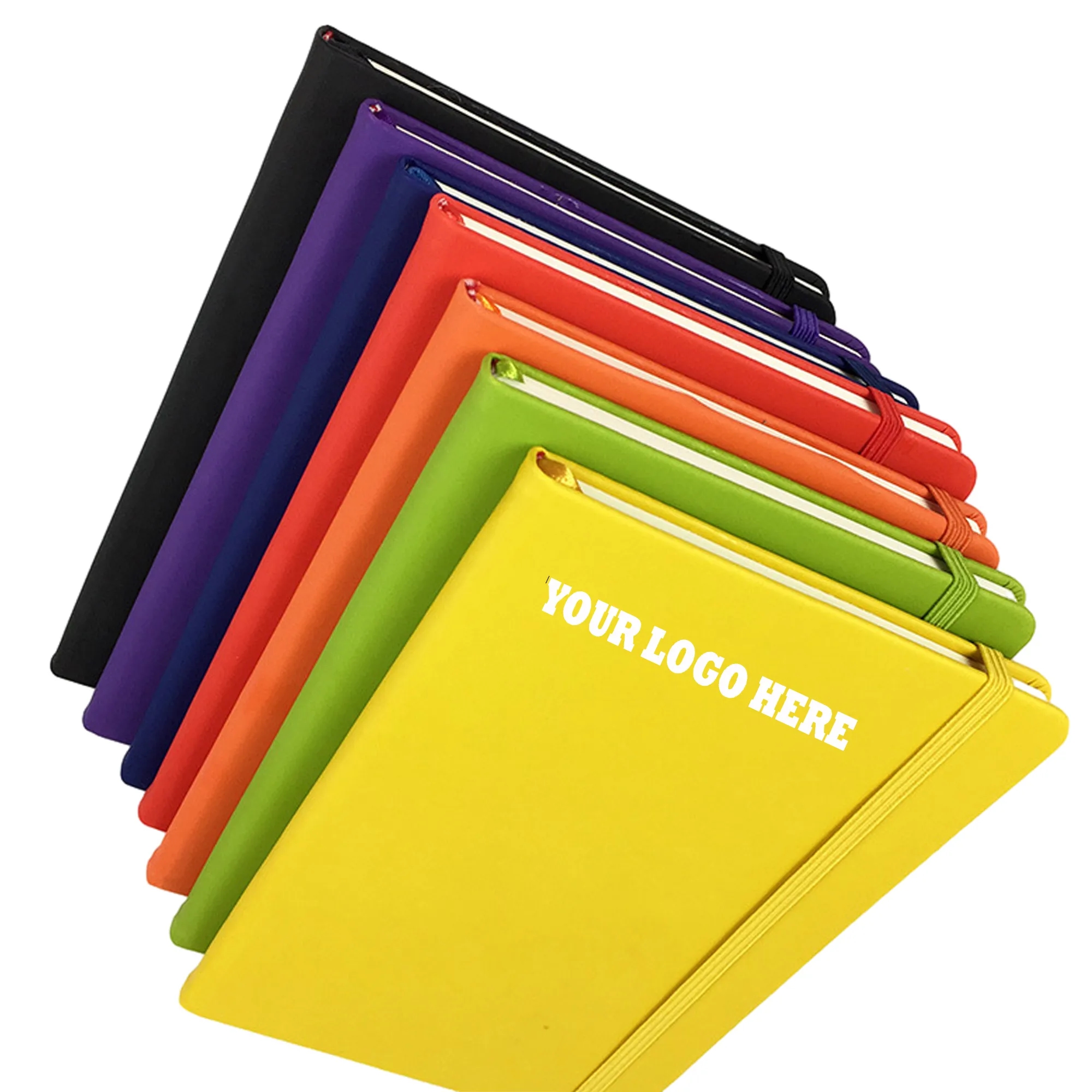 Leather Strap Notebook Business Office Hardcover MOQ 100PCS 3