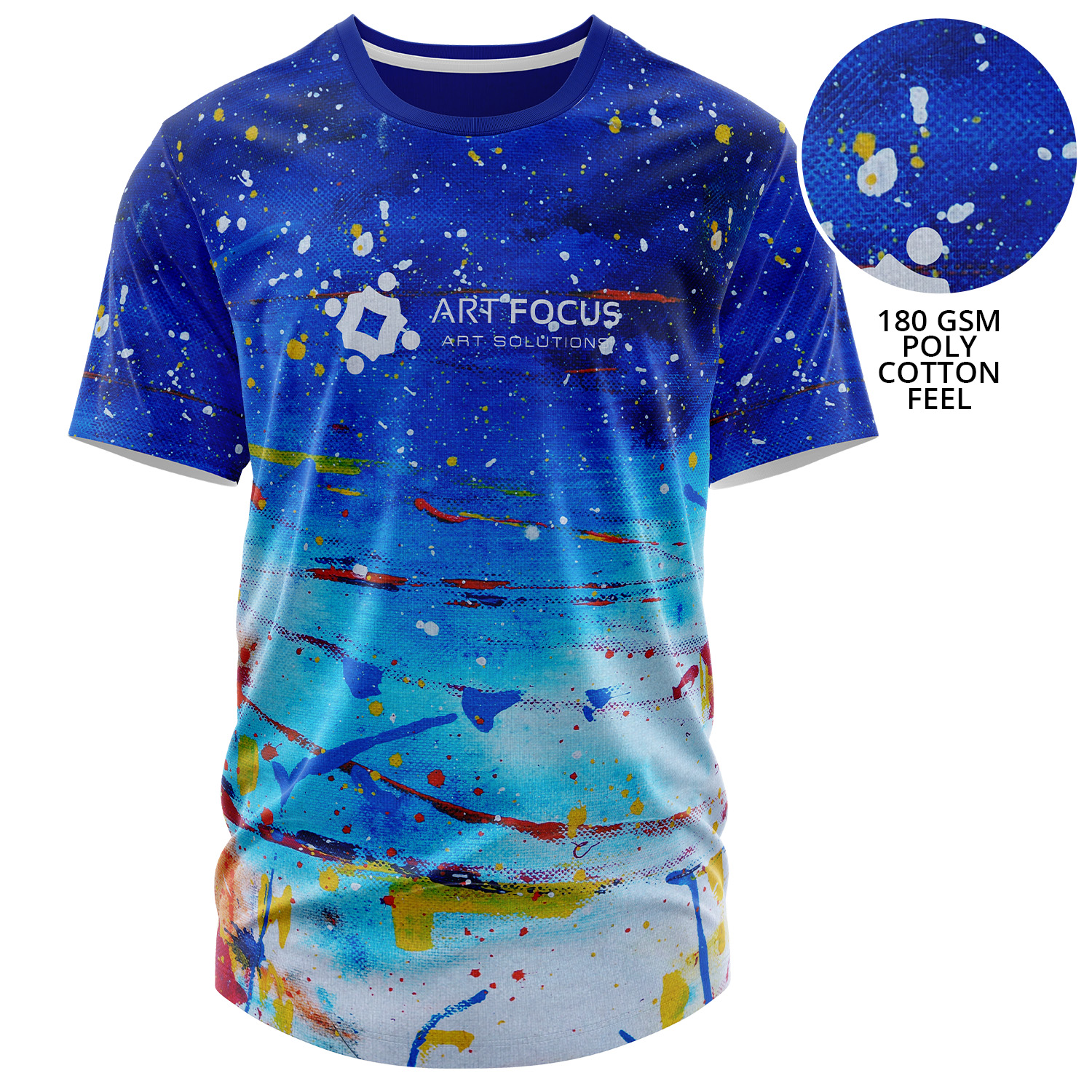 Youth 180 GSM Cotton Feel Sublimation Short Sleeve T-shirt 5