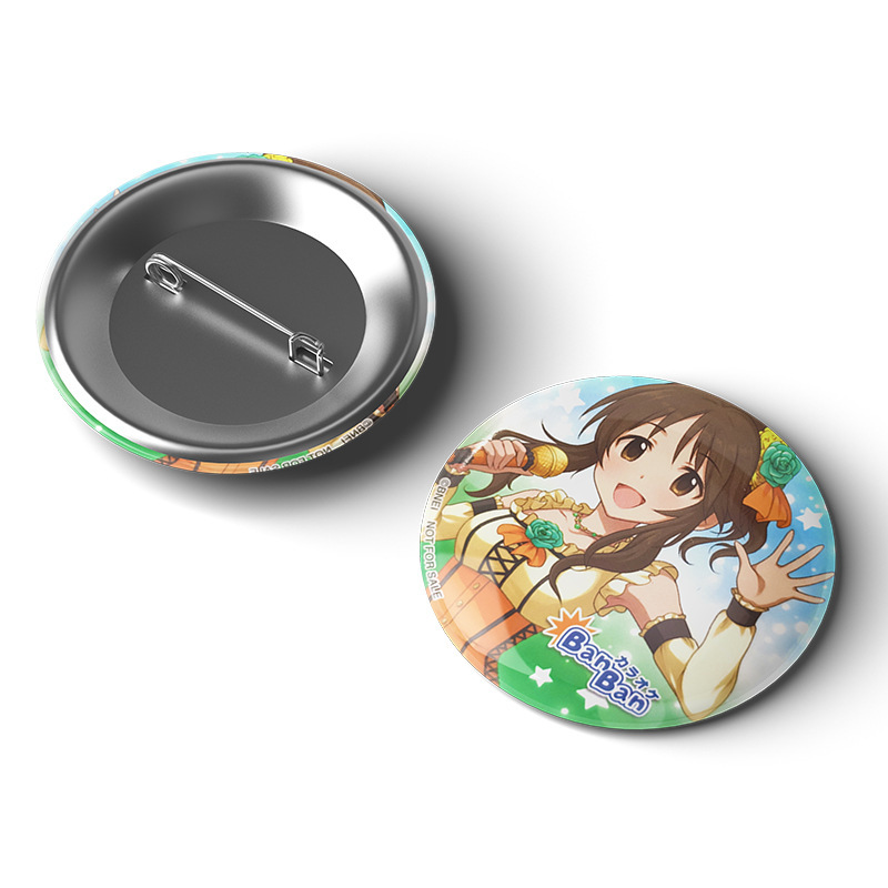 Customizable Full Color Pin Back Button 2