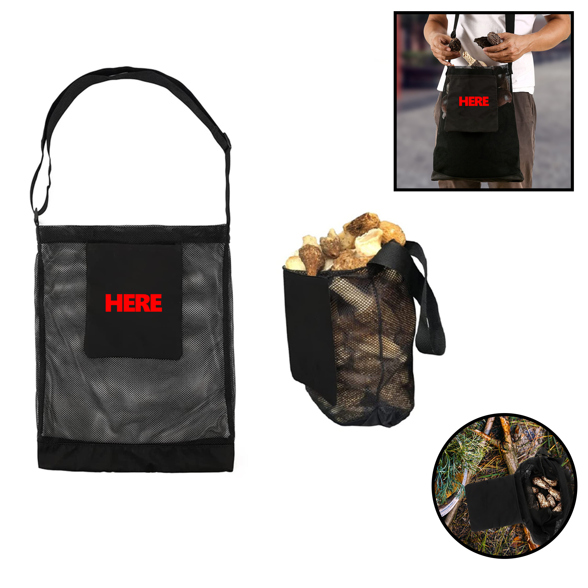 Portable Mushroom Picking Satchel 5