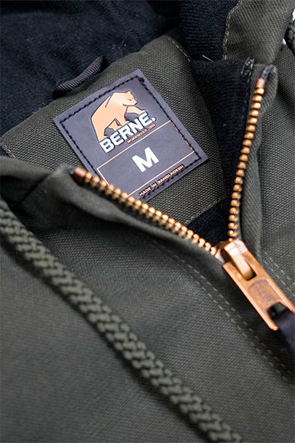 Berne Heartland Washed Duck Hooded Jacket 2