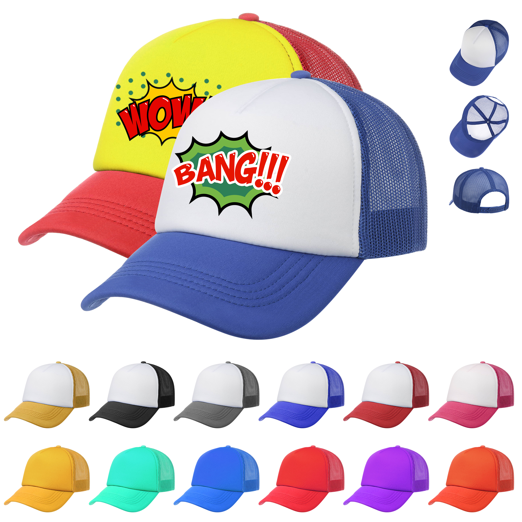 Curved Bill Mesh Back Cap 2
