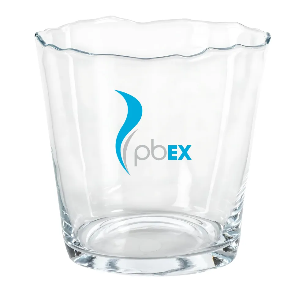 Wavy Glass Ice Bucket 4
