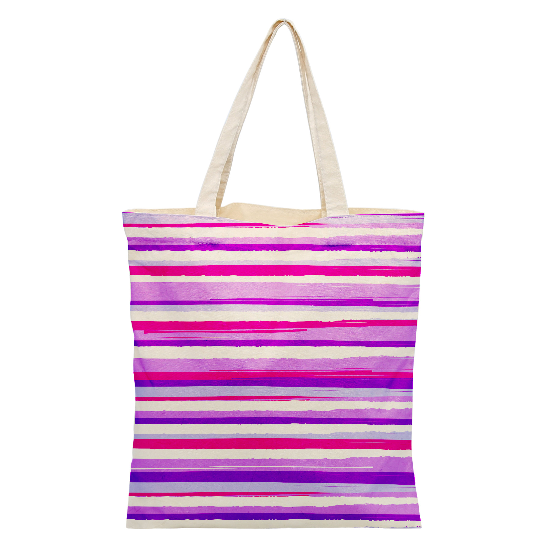 12 Oz Full Wrap Sublimation Canvas Tote Bag 15