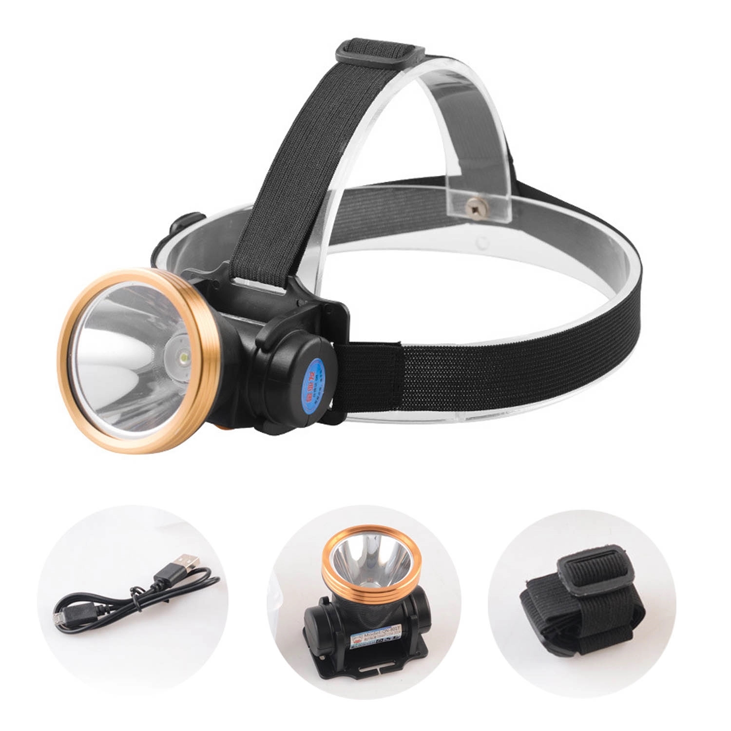 Rechargeable Led Headlamp With Removable Light 2