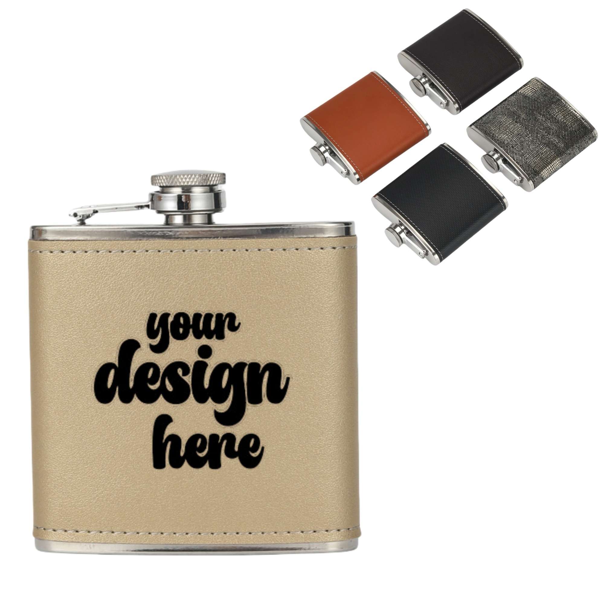 Hip Flask Pocket Alcohol Dranking Flask 6 OZ 9