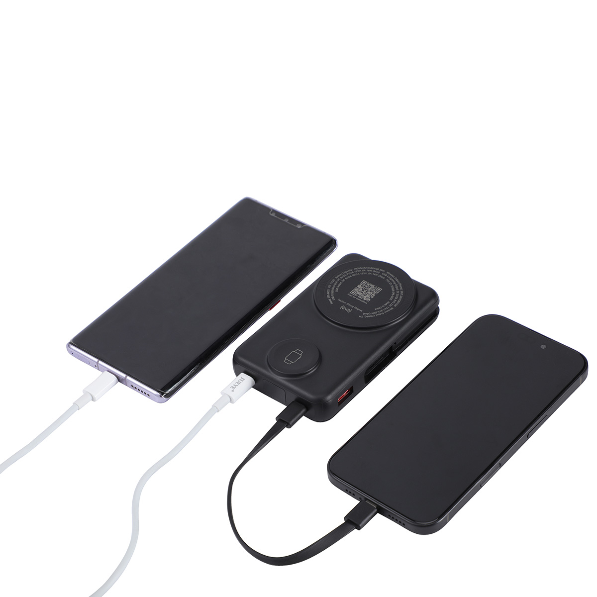 Imperial 10000mAh Light-Up Power Bank with Magnetic Wireless Charger, Watch Charger, Stand & Cable 4