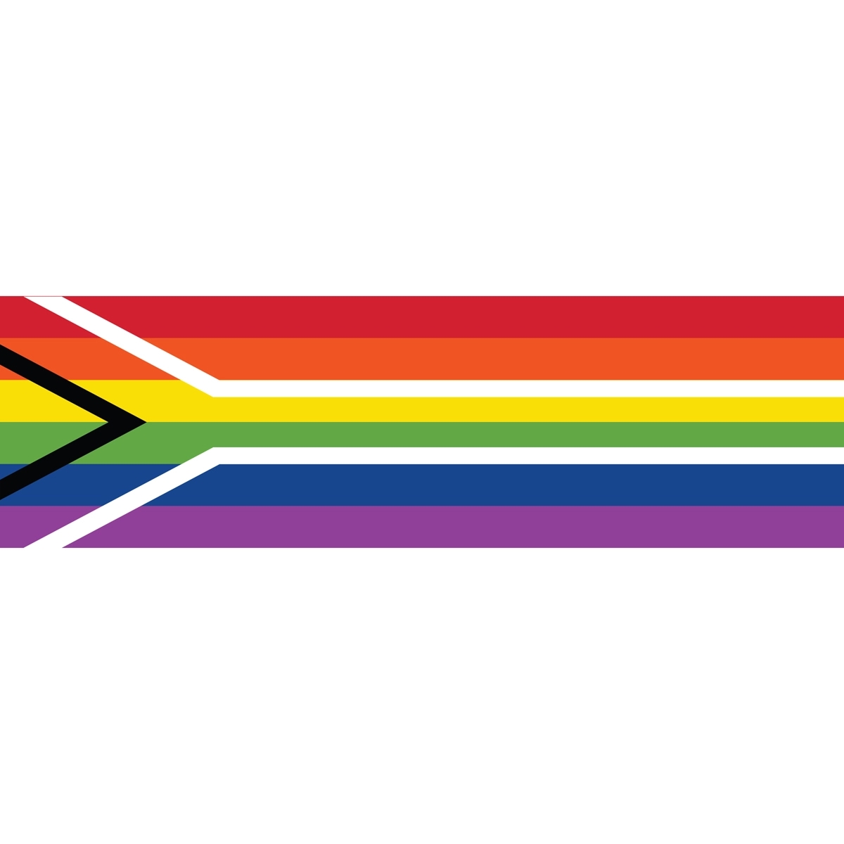 South Africa Pride Window Decals 3" x 10" 2