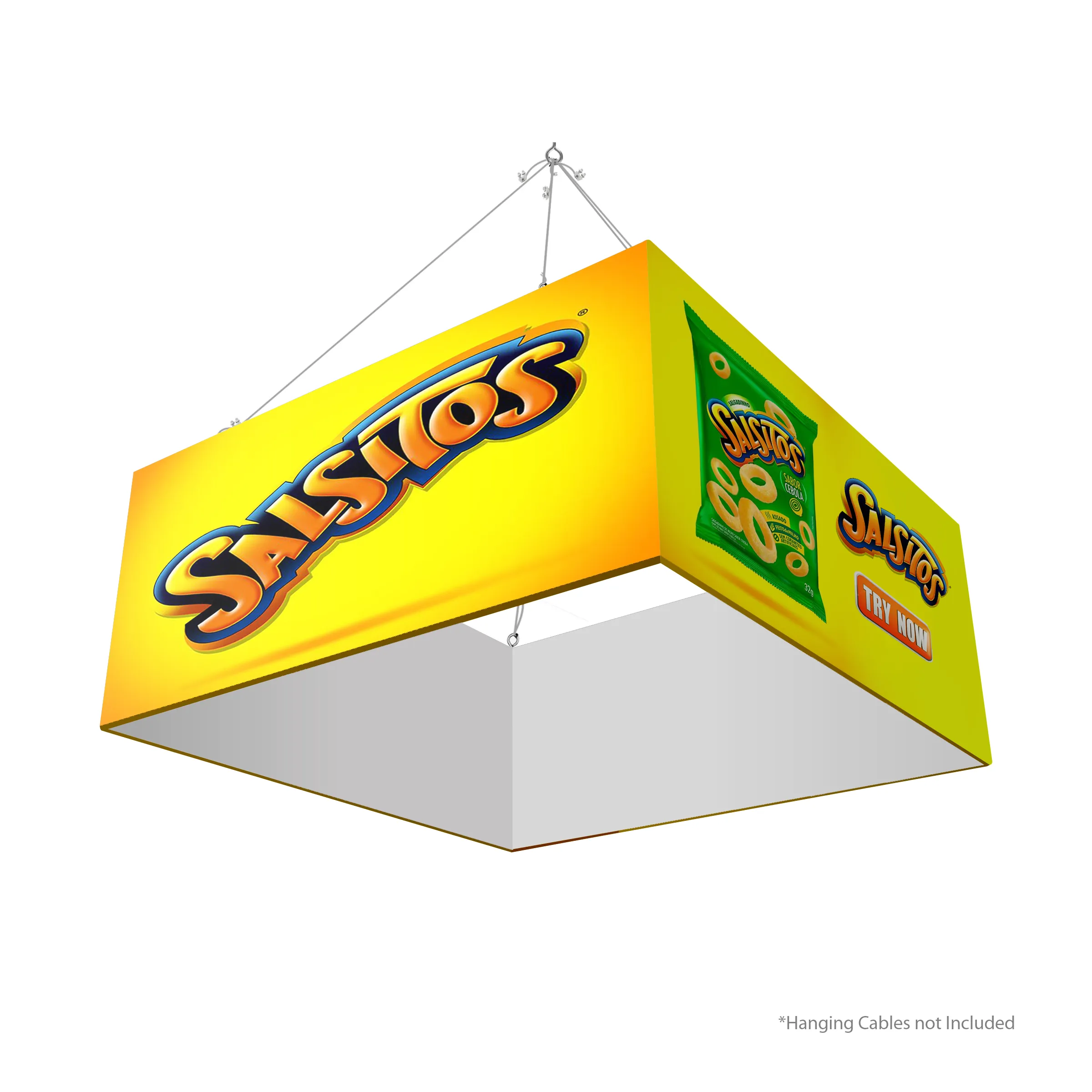 10' Rectangular Hanging Banner Kit (Hardware + Banner) 6