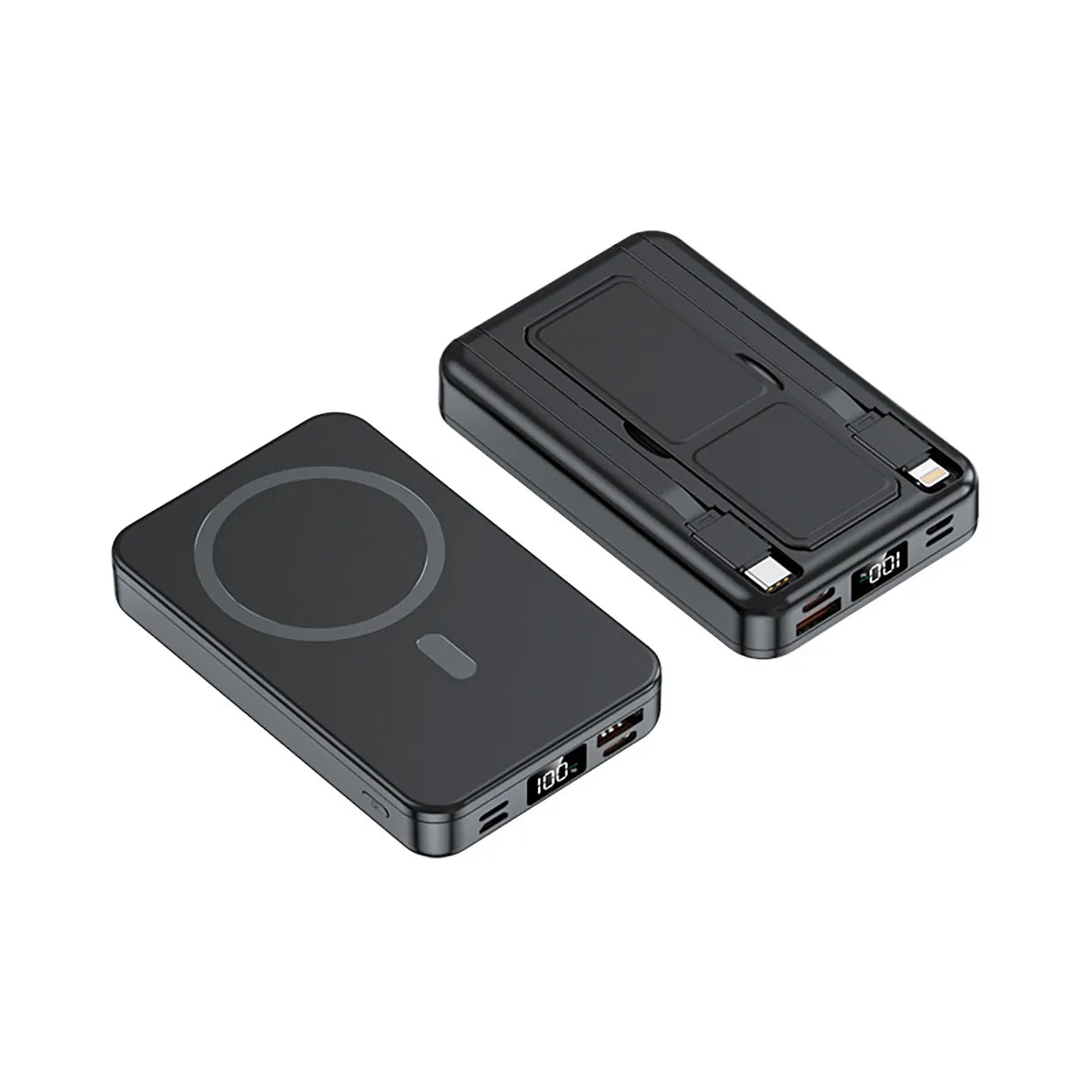 Magnetic Wireless Portable Charger with Foldable Stand 4