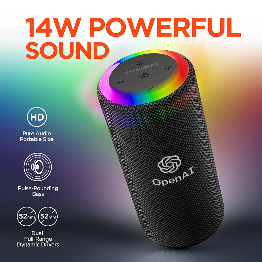 Halo XL Waterproof LED Wireless Speaker