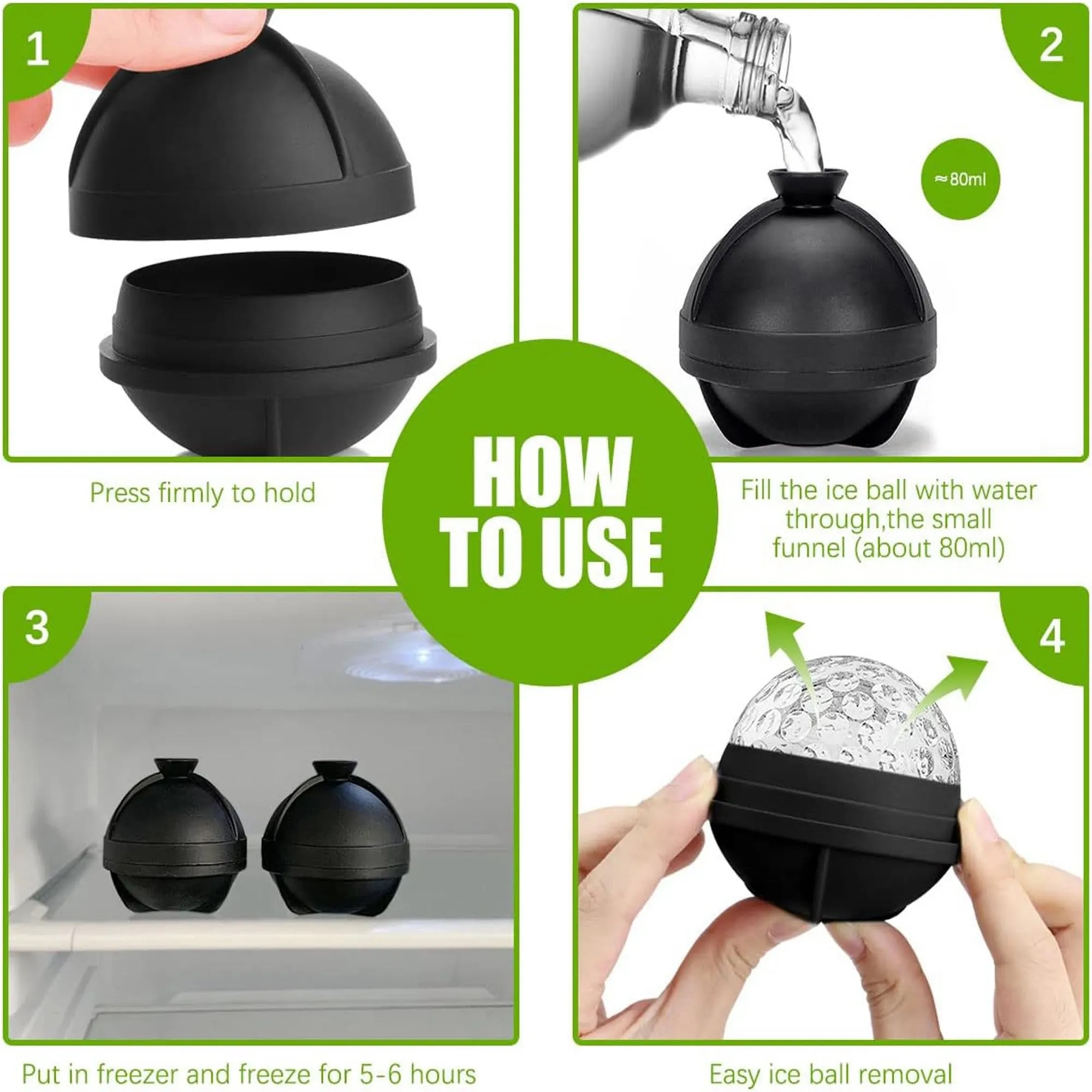 Golf Ball Ice Molds 3