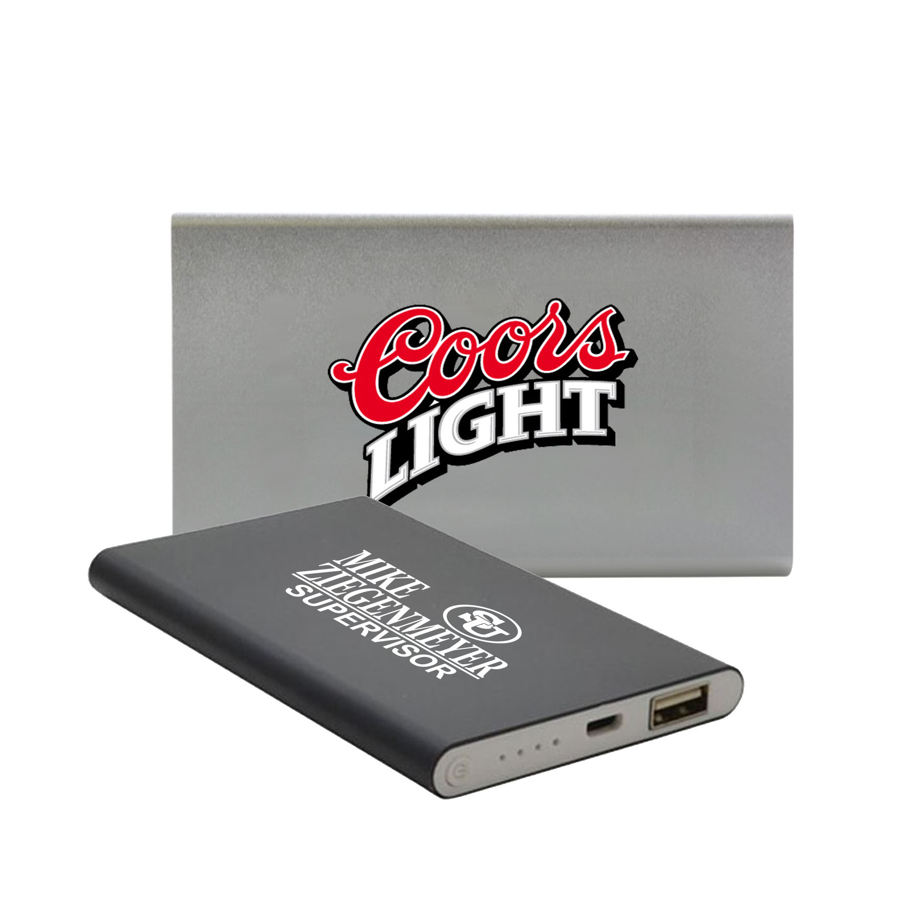 Ultra Slim Metal 4000mAh Portable Charger Power Bank 6