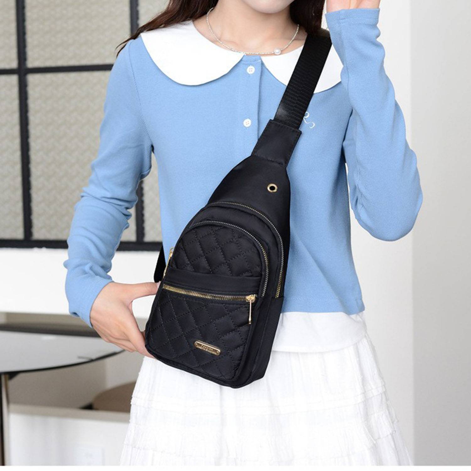 Multi-Pocket Fanny Pack w/ Zipper Closure 5