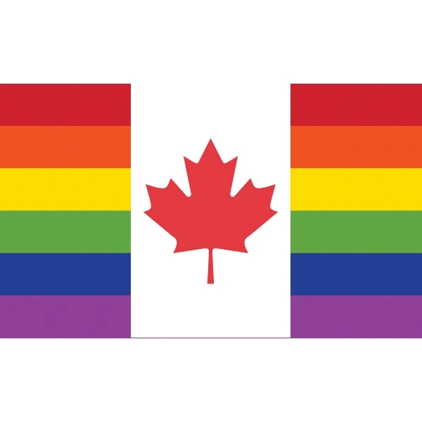 Canada Pride Motorcycle Flag 1