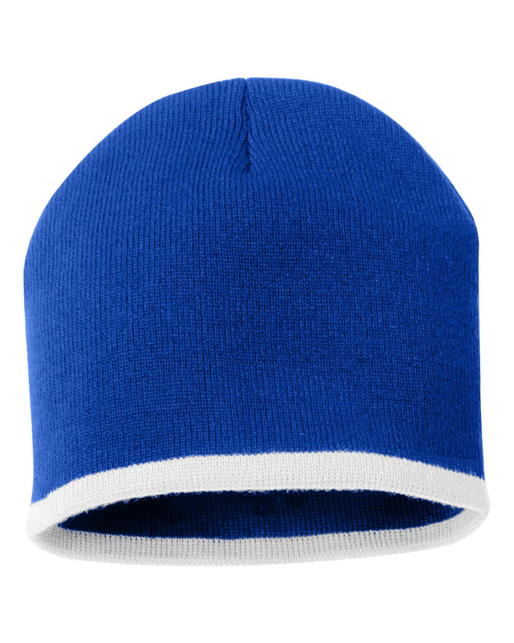 8" Bottom-Striped Beanie - SP09 14