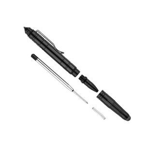 Weaved Texture PU Leather Barrel Metal Pen 7