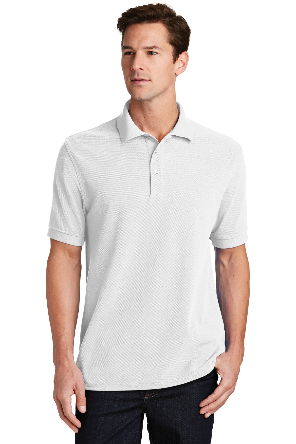 Port & Co Combed Ring Spun Pique Polo. KP1500 34
