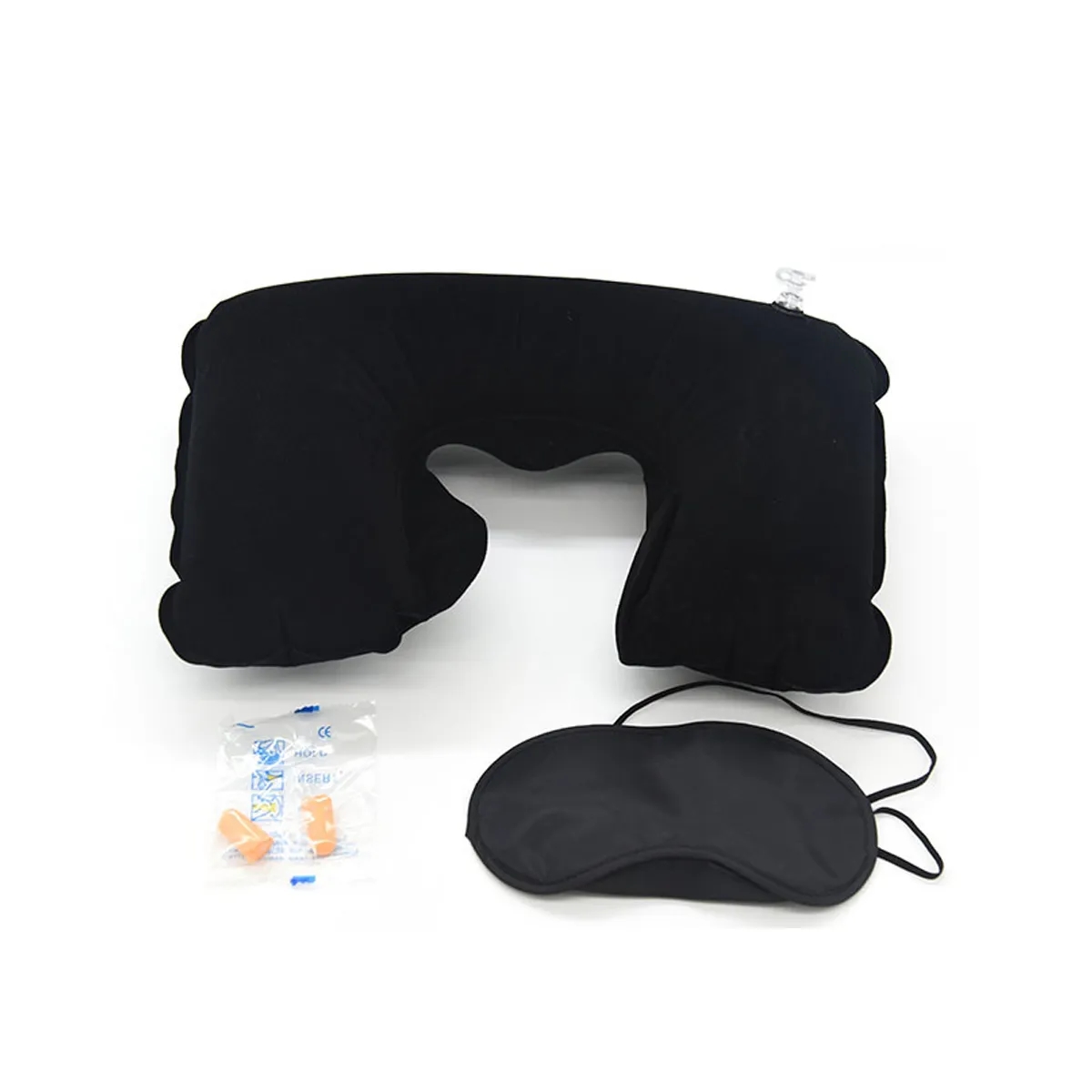 Travel Pillow Kit W/Ear Plugs & Eye Mask 5