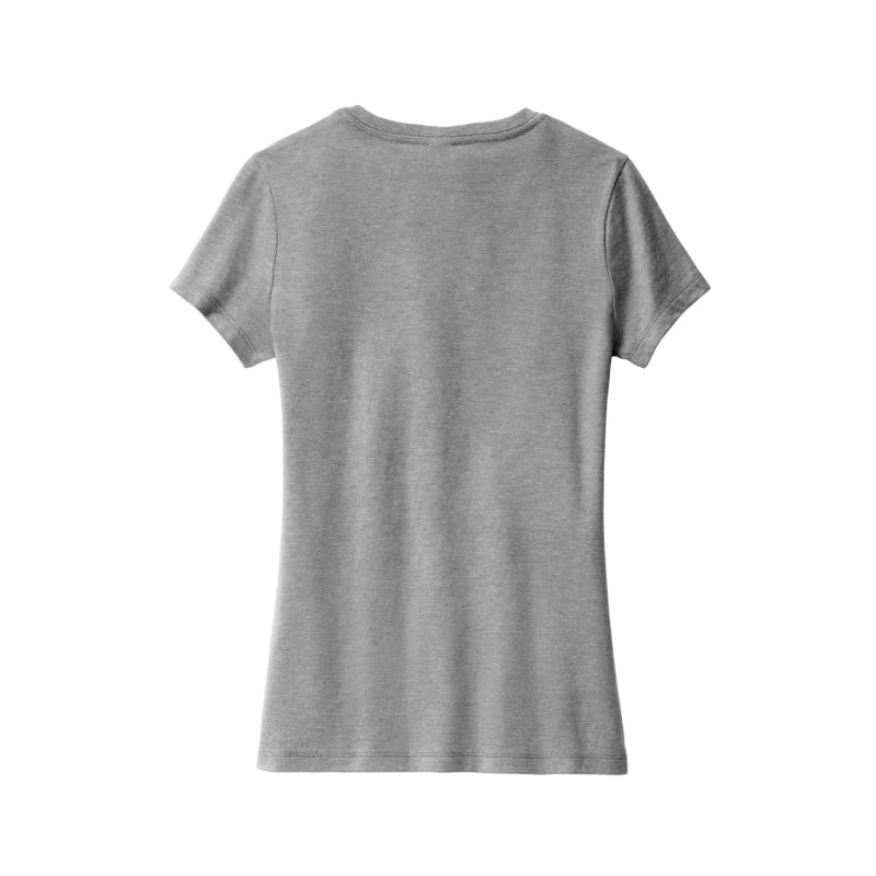 District Women's Perfect Blend CVC V-Neck Tee. 19