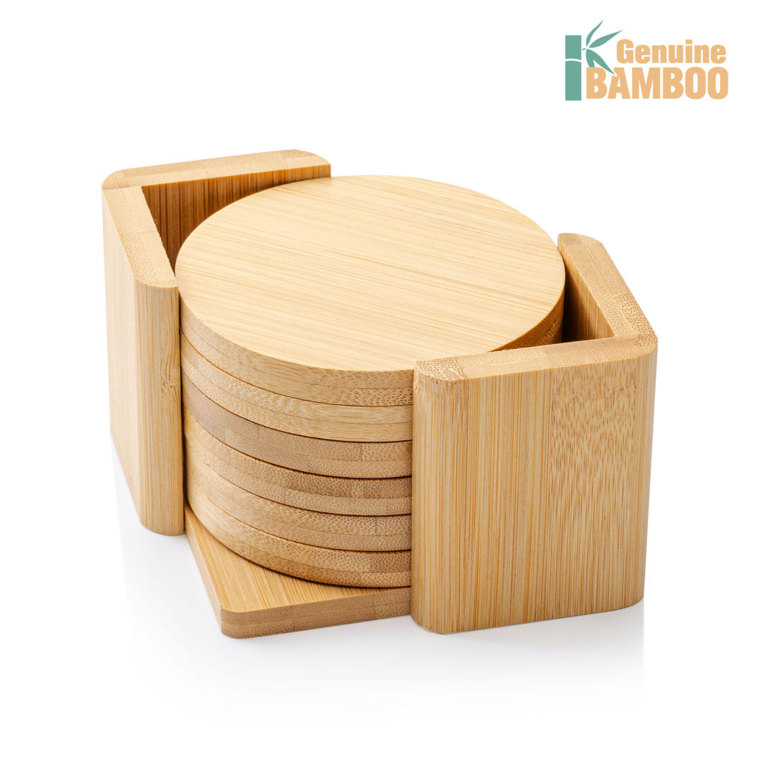 Yorkshire Bamboo VividPrint™ Coaster Set - Round 4